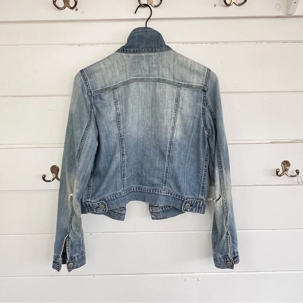 Garage Women's Light Blue Denim Jacket. Size M. - Picture 2 of 7